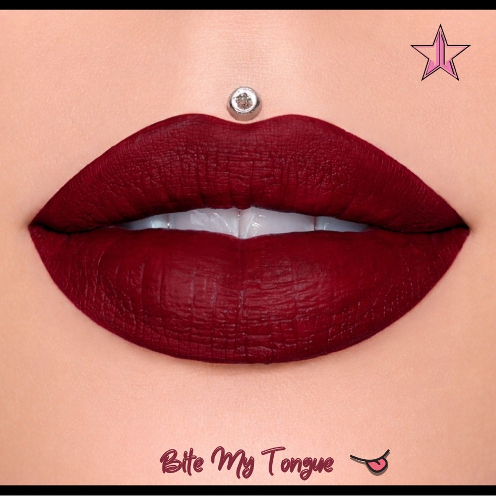 Jeffree Star | Bite My Tongue’ Velour Liquid Lipstick 3 Minis | NwoB sultry red
